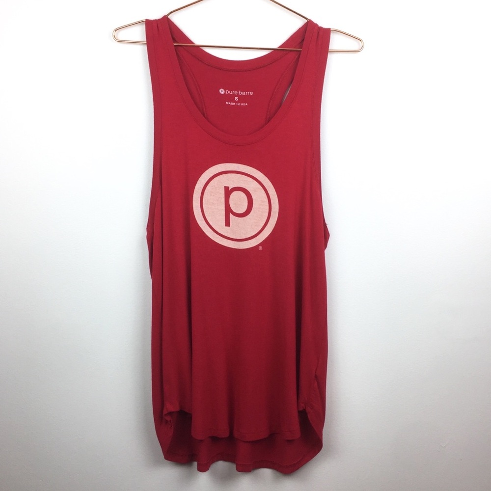 Pure Barre | Red Circle Logo Tank